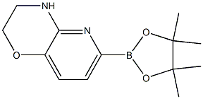 6-(4,4,5,5-tetraMethyl-1,3,2-dioxaborolan-2-yl)-3,4-dihydro-2H-pyrido[3,2-b][1,4]oxazine Struktur