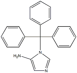 1-trityl-1H-iMidazol-5-aMine Struktur