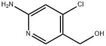 (6-aMino-4-chloropyridin-3-yl)Methanol Struktur