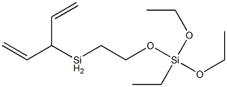 2-(DIVINYLMETHYLSILYL)ETHYLTRIETHOXYSILANE Struktur