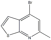 4-BroMo-6-Methylthieno[2,3-b]pyridine Struktur