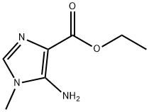 Ethyl 5-aMino-1-Methyl-1H-iMidazole-4-carboxylate Struktur