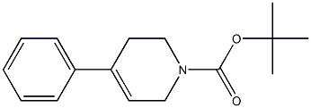 tert-butyl 4-phenyl-5,6-dihydropyridine-1(2H)-carboxylate Struktur