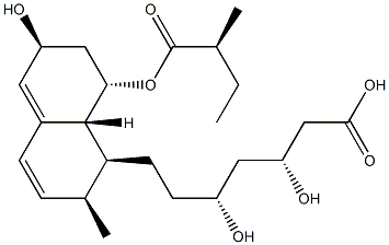 Pravastatin iMpurity (6a-OH-iso-coMpactin OH acid) Struktur