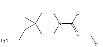 tert-Butyl 1-(aMinoMethyl)-6-azaspiro[2.5]octane-6-carboxylate hydrochloride Struktur