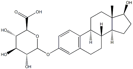 estradiol glucuronide Struktur