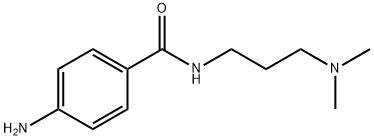 4-amino-N-[3-(dimethylamino)propyl]benzamide Struktur