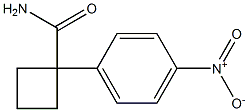 1-(4-nitrophenyl)cyclobutanecarboxaMide Struktur