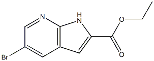 5-BroMo-7-azaindole-2-carboxylic acid ethyl ester Struktur