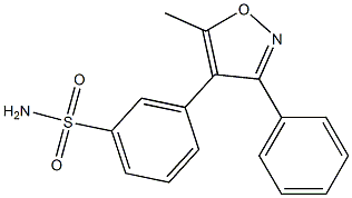 3-(5-Methyl-3-phenylisoxazol-4-yl)benzenesulfonaMide Struktur