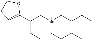 4,5-DIHYDRO-2-FURYLTRI-n-BUTYLTIN Struktur