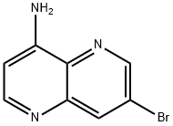 7-BroMo-1,5-naphthyridin-4-aMine Struktur