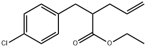 ethyl 2-(4-chlorobenzyl)pent-4-enoate Struktur