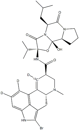 BroMocriptine-13C-d3 Struktur