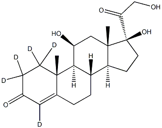 Cortisol-d5 Struktur