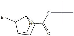 tert-butyl 7-broMo-2-aza-bicyclo[2.2.1]heptane-2-carboxylate Struktur