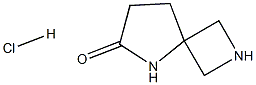 2,5-Diazaspiro[3.4]octan-6-one hydrochloride Struktur