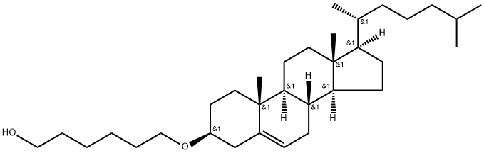 6-[[(3b)-Cholest-5-en-3-yl]oxy]-1-hexanol Struktur