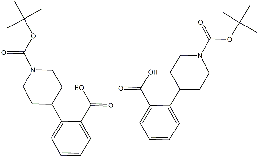 (1-Boc-4-piperidyl)benzoic acid/N-Boc-4-(2-carboxyphenyl)piperidine Struktur