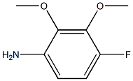 4-fluoro-2,3-diMethoxyaniline Struktur