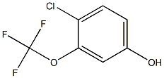 4-CHLORO-3-(TRIFLUOROMETHOXY)PHENOL Struktur