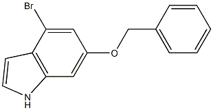 4-BroMo-6-benzyloxyindole Struktur