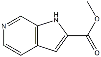 6-Azaindole-2-carboxylic acid Methyl ester Struktur