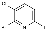 2-broMo-3-chloro-6-iodopyridine Struktur