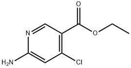 ethyl 6-aMino-4-chloronicotinate Struktur