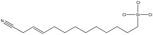 12-CYANODODEC-10-ENYLTRICHLOROSILANE, tech-95 Struktur