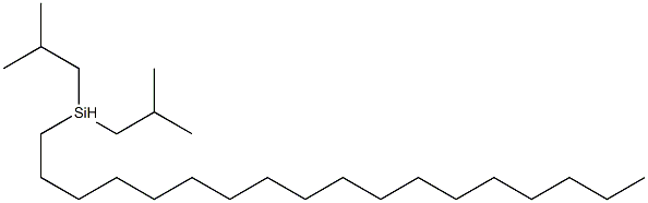 n-OCTADECYLDIISOBUTYLSILANE Struktur