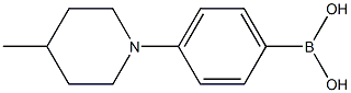 4-(4-Methylpiperidin-1-yl)phenylboronic acid Struktur