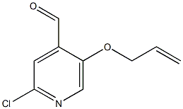 5-(allyloxy)-2-chloroisonicotinaldehyde Struktur