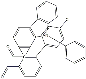 3-(4-Chloro-phenyl)-6-naphthalen-2-yl-9-phenyl-9H-carbazole(CPNPC) Struktur