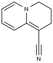 3,4-dihydro-2H-quinolizine-1-carbonitrile Struktur