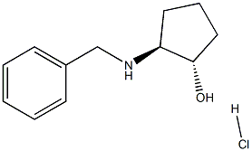 (1R,2R)-2-BenzylaMino-1- cyclopentanol hydrochloride Struktur