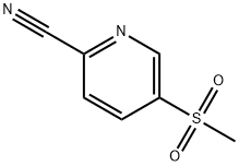 5-(Methylsulfonyl)picolinonitrile Struktur