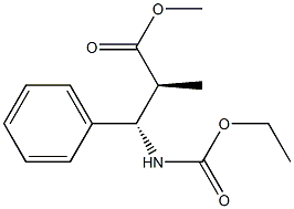 (2S,3S)-Methyl 3-(ethoxycarbonylaMino)-2-Methyl-3-phenylpropanoate Struktur