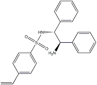 N-((1R,2R)-2-AMino-1,2-diphenylethyl)-4-vinylbenzensulfonaMide Struktur