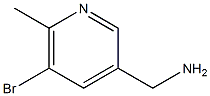 (5-BroMo-6-Methylpyridin-3-yl)MethanaMine Struktur