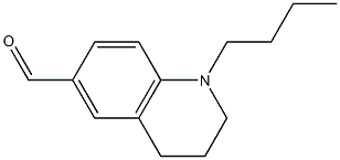 1-Butyl-1,2,3,4-tetrahydro-6-quinolinecarbaldehyde Struktur