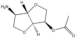 (3R,3aS,6R,6aS)-6-aMinohexahydrofuro[3,2-b]furan-3-yl acetate Struktur