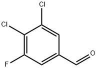 3,4-Dichloro-5-fluorobenzaldehyde Struktur