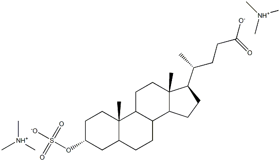 Sulfolithocholic Acid TriMethylaMine Salt Struktur