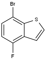 7-broMo-4-fluorobenzo[b]thiophene Struktur