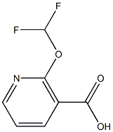 2-(difluoroMethoxy)nicotinic acid Struktur