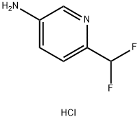 6-(DifluoroMethyl)pyridin-3-aMine hydrochloride Struktur