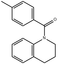 1-(4-methylbenzoyl)-1,2,3,4-tetrahydroquinoline Struktur