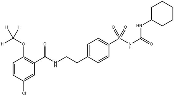 Glyburide-d3 Struktur