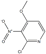 2-CHLORO-4-METHOXY-3-NITROPYRIDINE Struktur